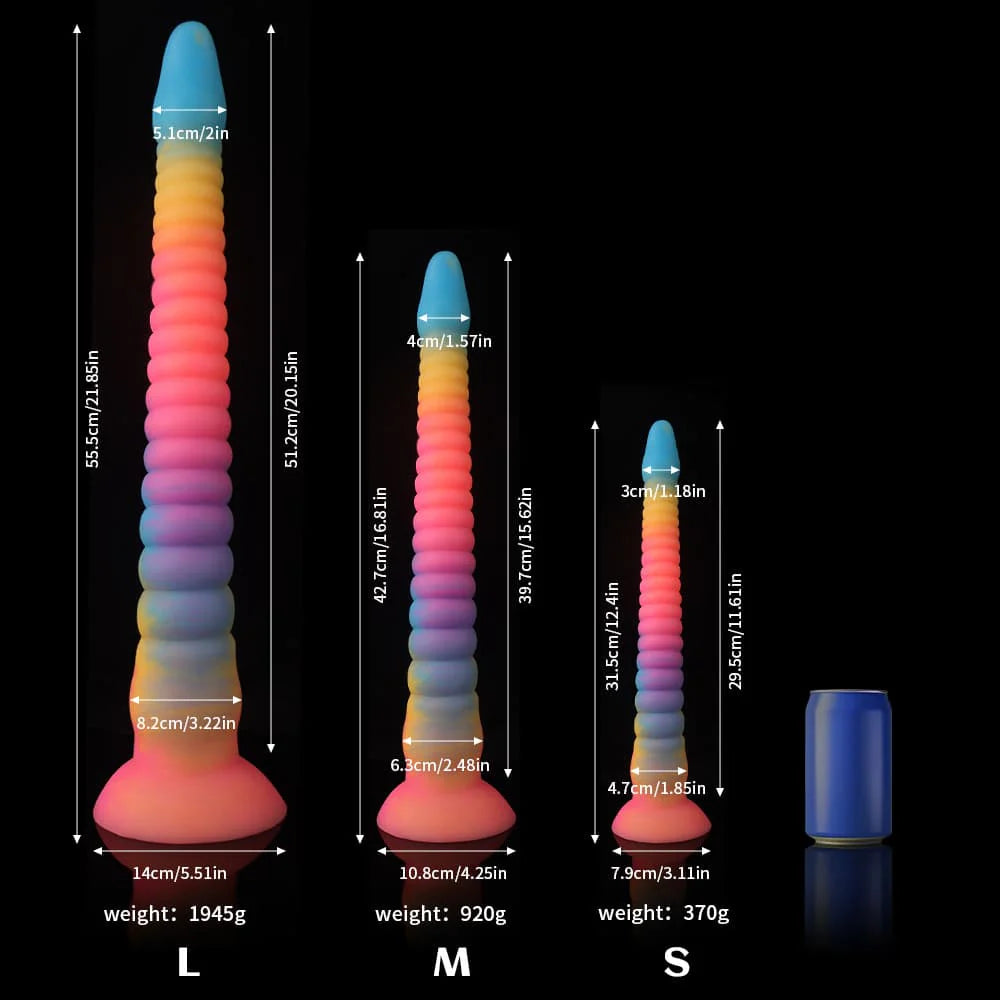 Tentacle Dildo - Long Butt Plug - 3 Sizes