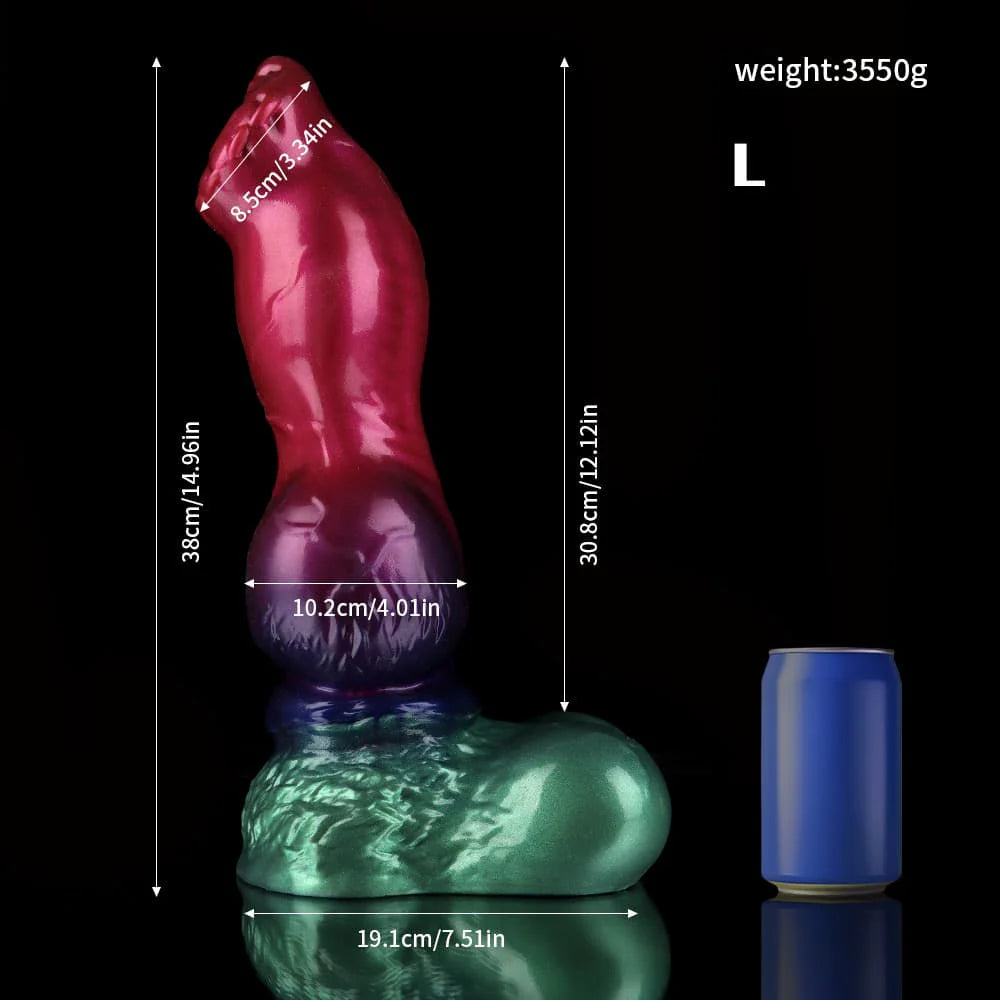 Dog- Realistic Dog Dildo - Knot Dildo - 3 Sizes