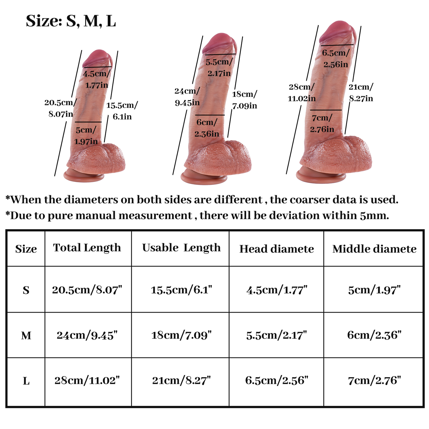 Hegemon-Realistic Dildo - Life Like Dildo - Suction Cup Dildo