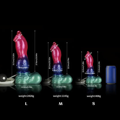 Dog- Squirting Dildo - Fantasy Knot Dildo - Ejaculating Dildo