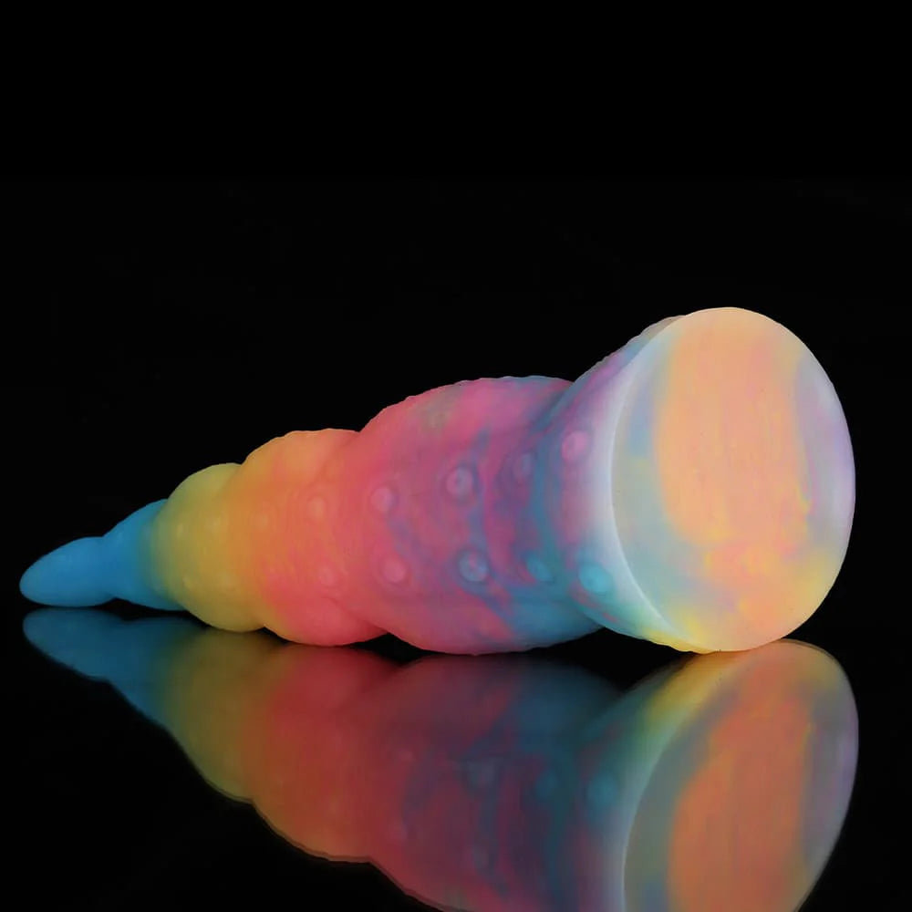 Octopus -Tail -Blue- Yellow- Purple- Dildo