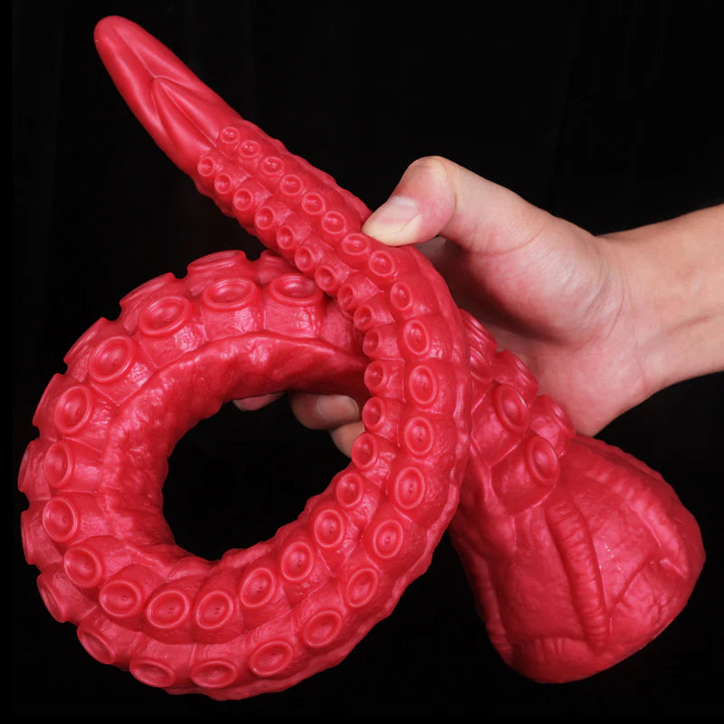 Fantasy Dildo - Long Tentacle Dildo - Silicone Suction Cup Dildo