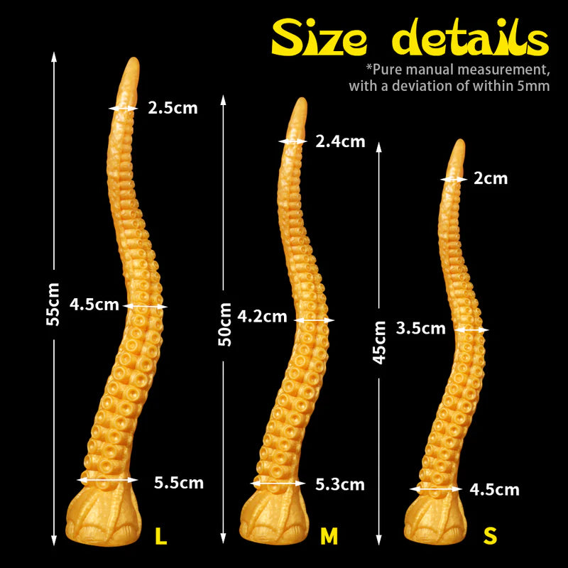 Fantasy Dildo - Long Tentacle Dildo - Silicone Suction Cup Dildo