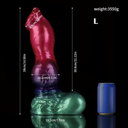 Dog- Realistic Dog Dildo - Knot Dildo - 3 Sizes