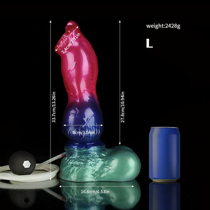 Dog- Squirting Dildo - Fantasy Knot Dildo - Ejaculating Dildo