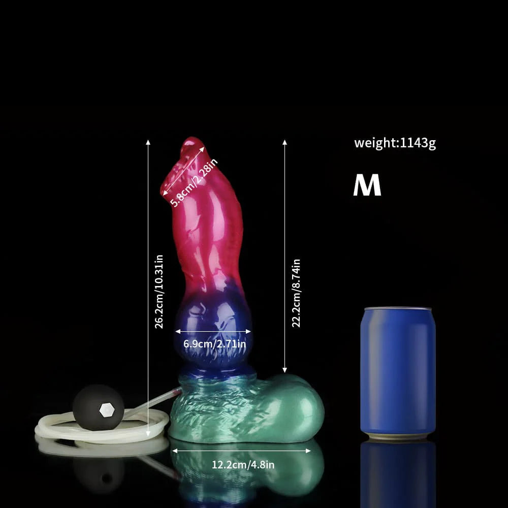 Dog- Squirting Dildo - Fantasy Knot Dildo - Ejaculating Dildo