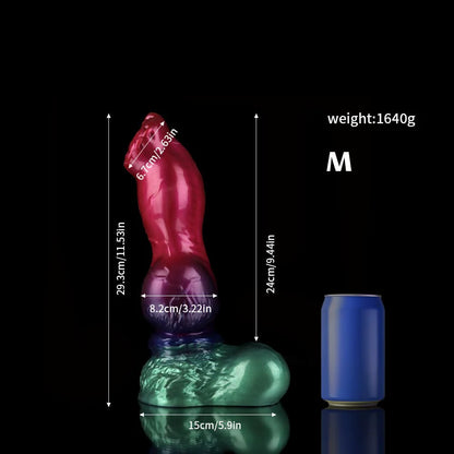 Dog- Realistic Dog Dildo - Knot Dildo - 3 Sizes