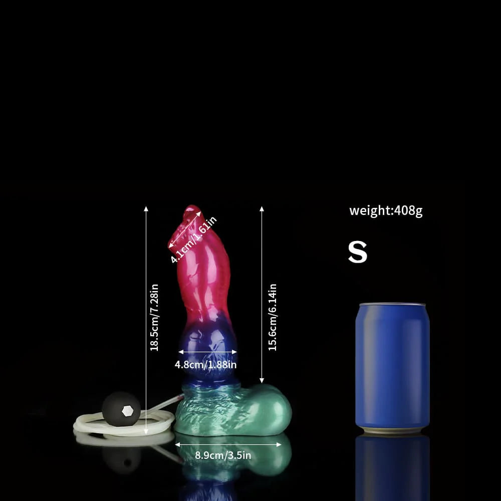 Dog- Squirting Dildo - Fantasy Knot Dildo - Ejaculating Dildo