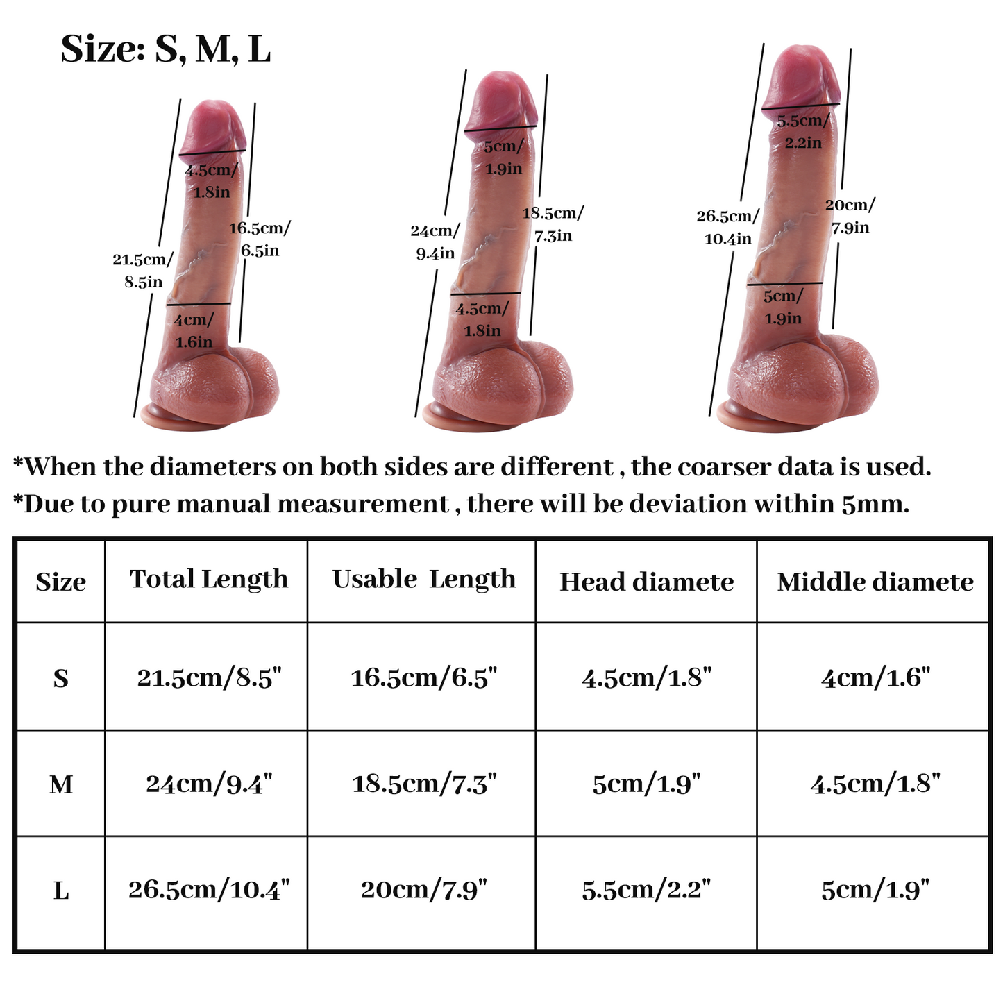 Big Baboon—Realistic Dildo - Life Like Dildo - Suction Cup Dildo