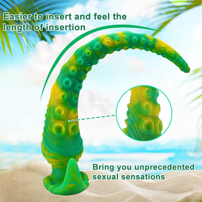 Long Anal Plug - Tentacle Butt Plug - Wearable Butt Plug